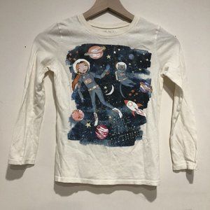 Children's Place Girls Size Medium 7/8 Graphic Long Sleeve Shirt